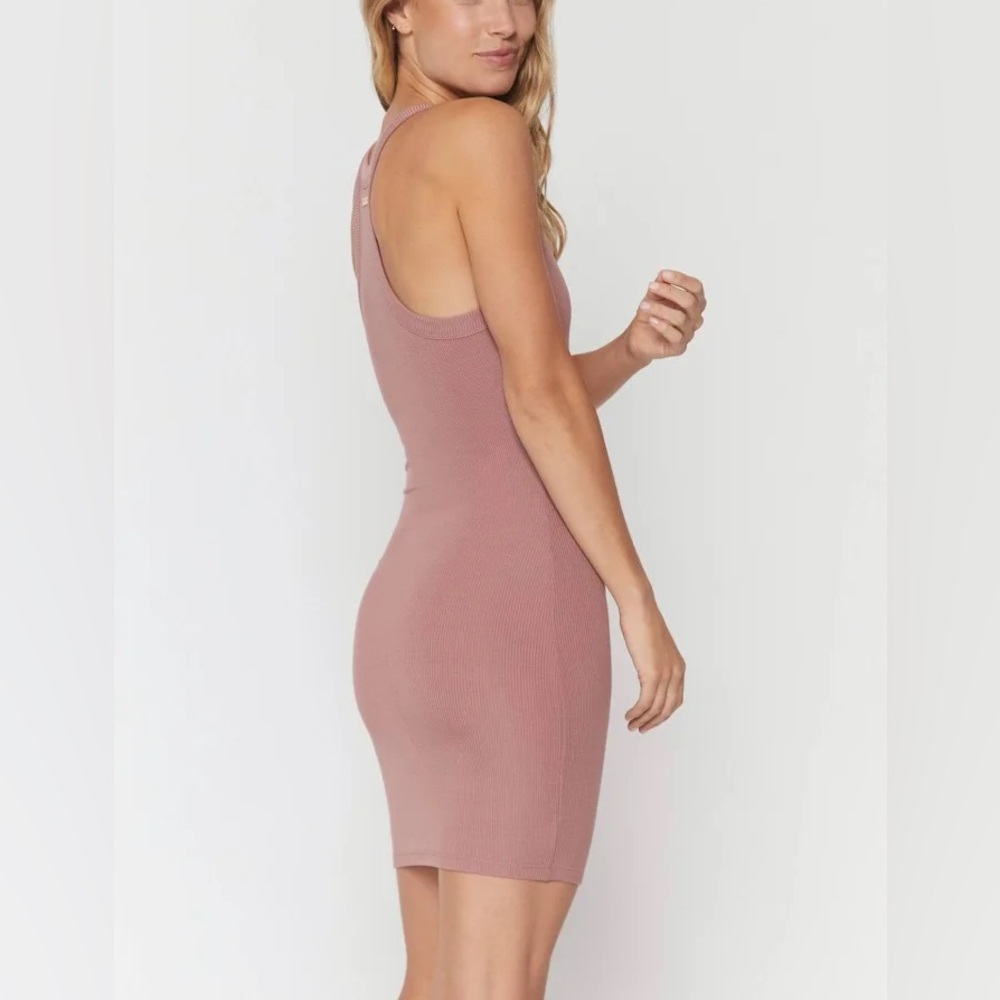 Spiritual Gangster Mauve Backless Dress